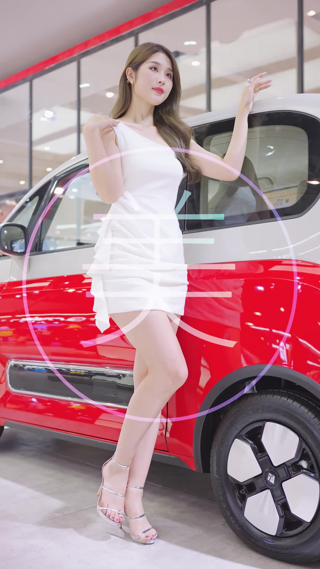 中國 東莞春車展賽車模特 車模 五菱車模特 11