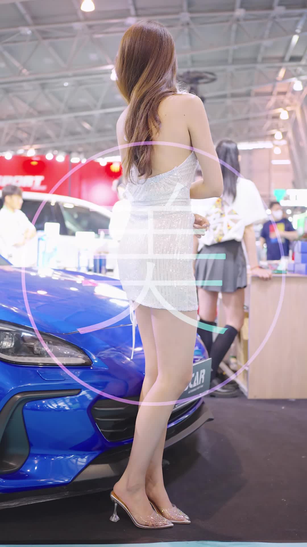 中國  上海AI改造車展【 汽車沙龍 】賽車模特兒